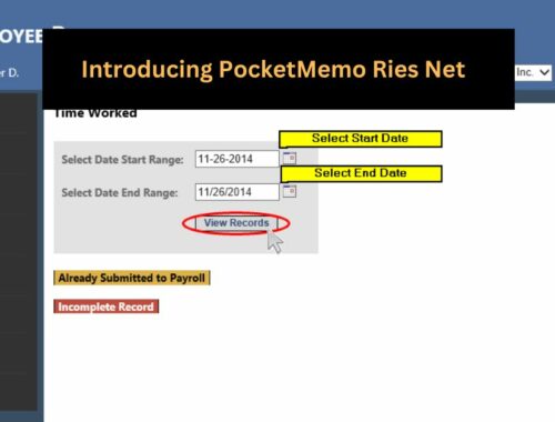 Introducing PocketMemo Ries Net
